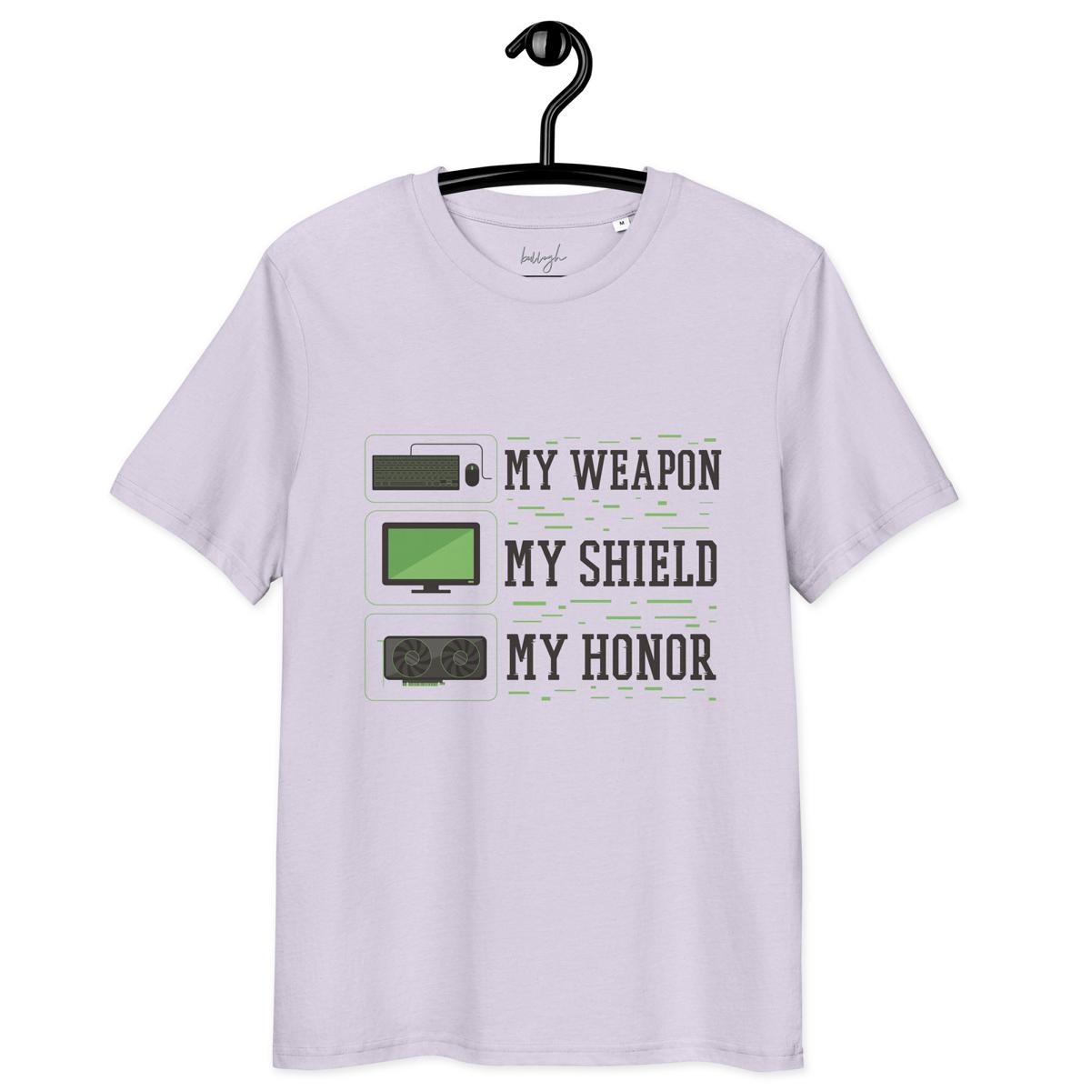 Gaming-Shirt „My Shield“ – Bio, fair und voller Power