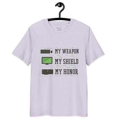 Gaming-Shirt „My Shield“ – Bio, fair und voller Power