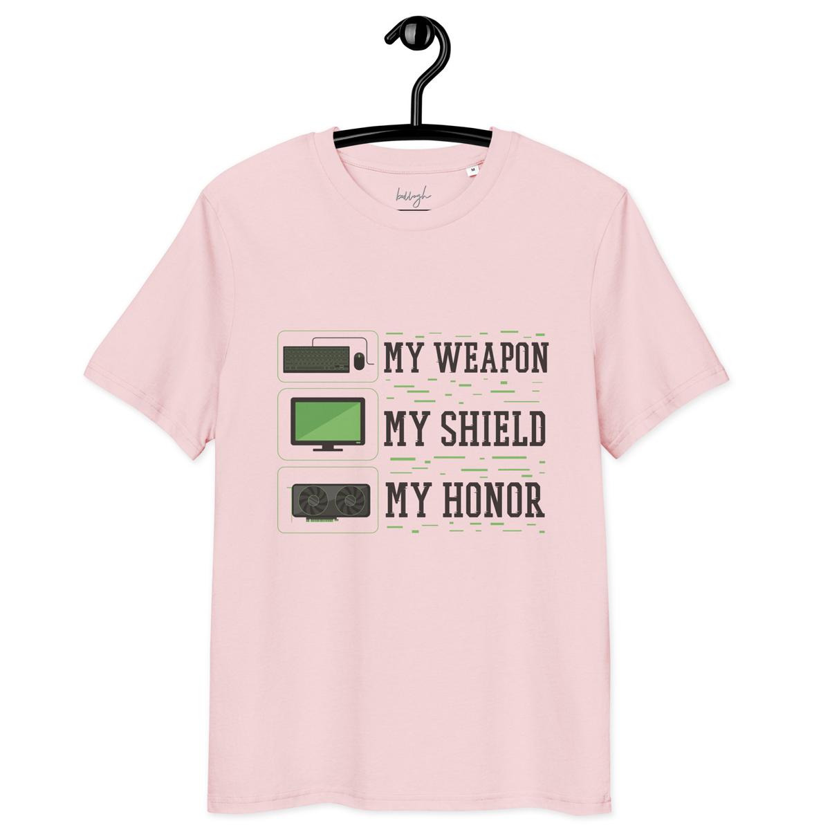 Gaming-Shirt „My Shield“ – Bio, fair und voller Power