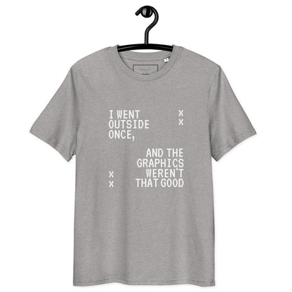 Gaming-Shirt „Graphics Outside“ – Bio, fair und auffällig