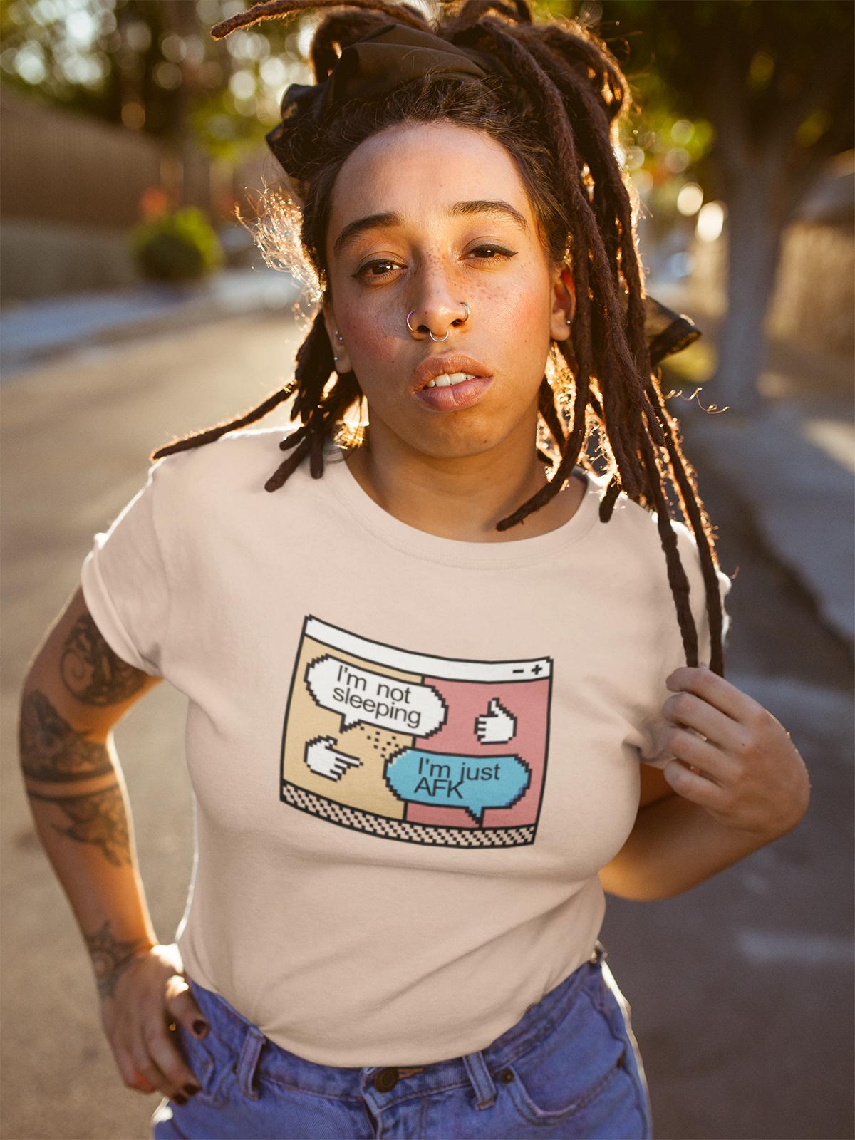 Just AFK – Bio Shirt für Zocker, die kurz mal weg sind