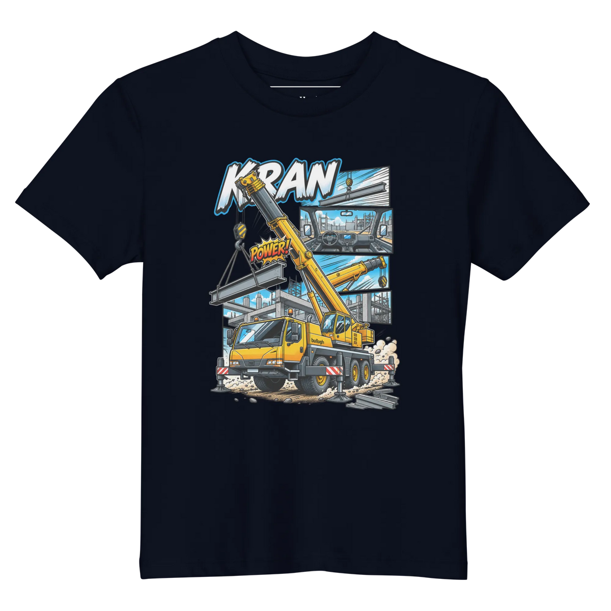 Kran - Kinder T-Shirts aus Bio Baumwolle