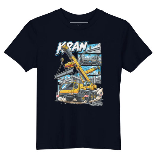 Kran - Kinder T-Shirts aus Bio Baumwolle