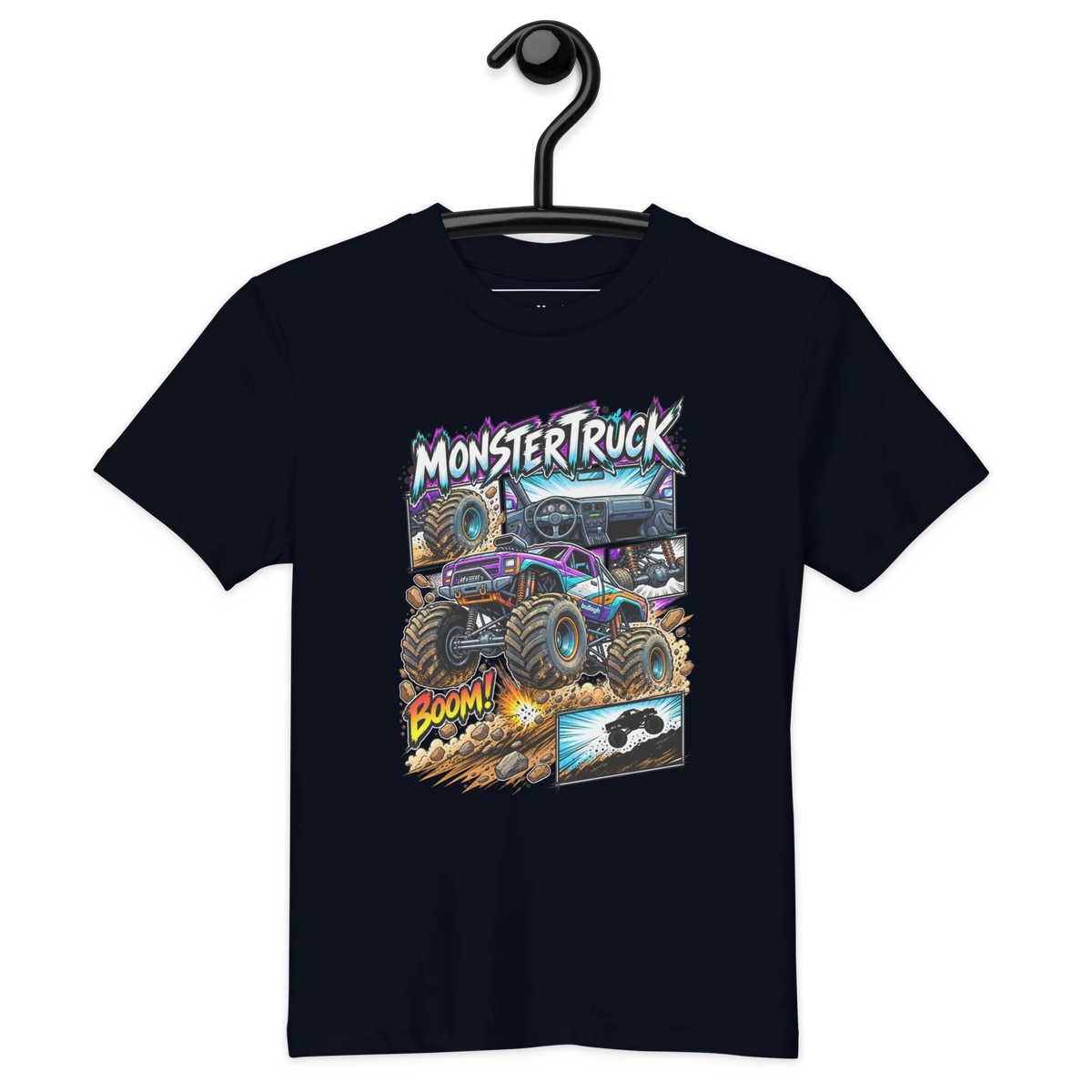 Monstertruck - Kinder T-Shirt aus Bio Baumwolle