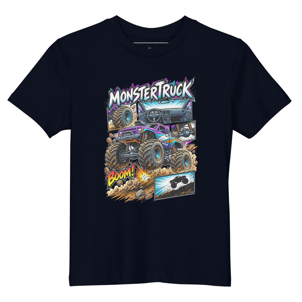 Monstertruck - Kinder T-Shirt aus Bio Baumwolle