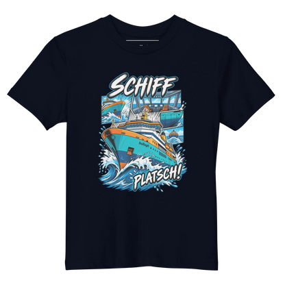 Schiff - Kinder T-Shirt aus Bio Baumwolle