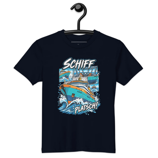 Schiff - Kinder T-Shirt aus Bio Baumwolle