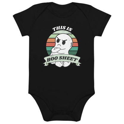 This is Boo Sheet - Baby Body aus Bio Baumwolle