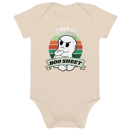 This is Boo Sheet - Baby Body aus Bio Baumwolle