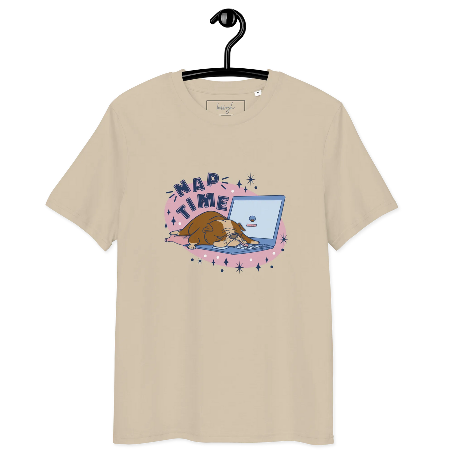 Cozy Bulldog – Nap Time Bio-Schlafshirt für Hundeliebhaber