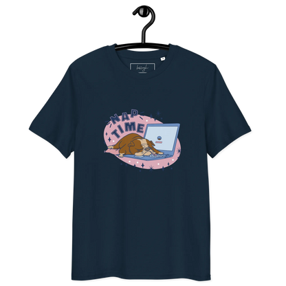 Cozy Bulldog – Nap Time Bio-Schlafshirt für Hundeliebhaber