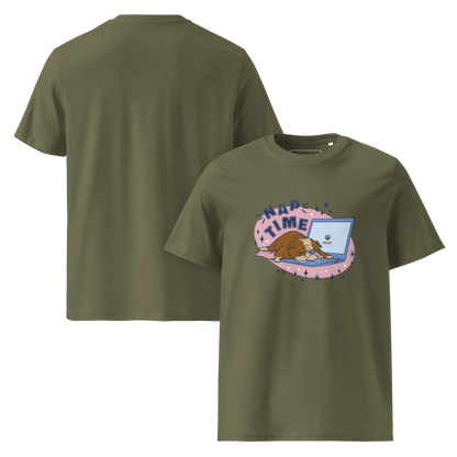 Cozy Bulldog – Nap Time Bio-Schlafshirt für Hundeliebhaber