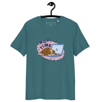 Cozy Bulldog – Nap Time Bio-Schlafshirt für Hundeliebhaber
