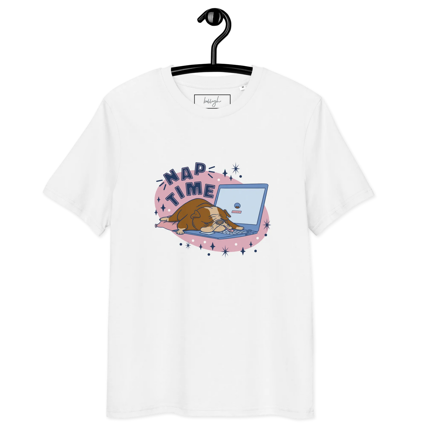 Cozy Bulldog – Nap Time Bio-Schlafshirt für Hundeliebhaber
