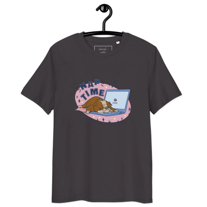 Cozy Bulldog – Nap Time Bio-Schlafshirt für Hundeliebhaber