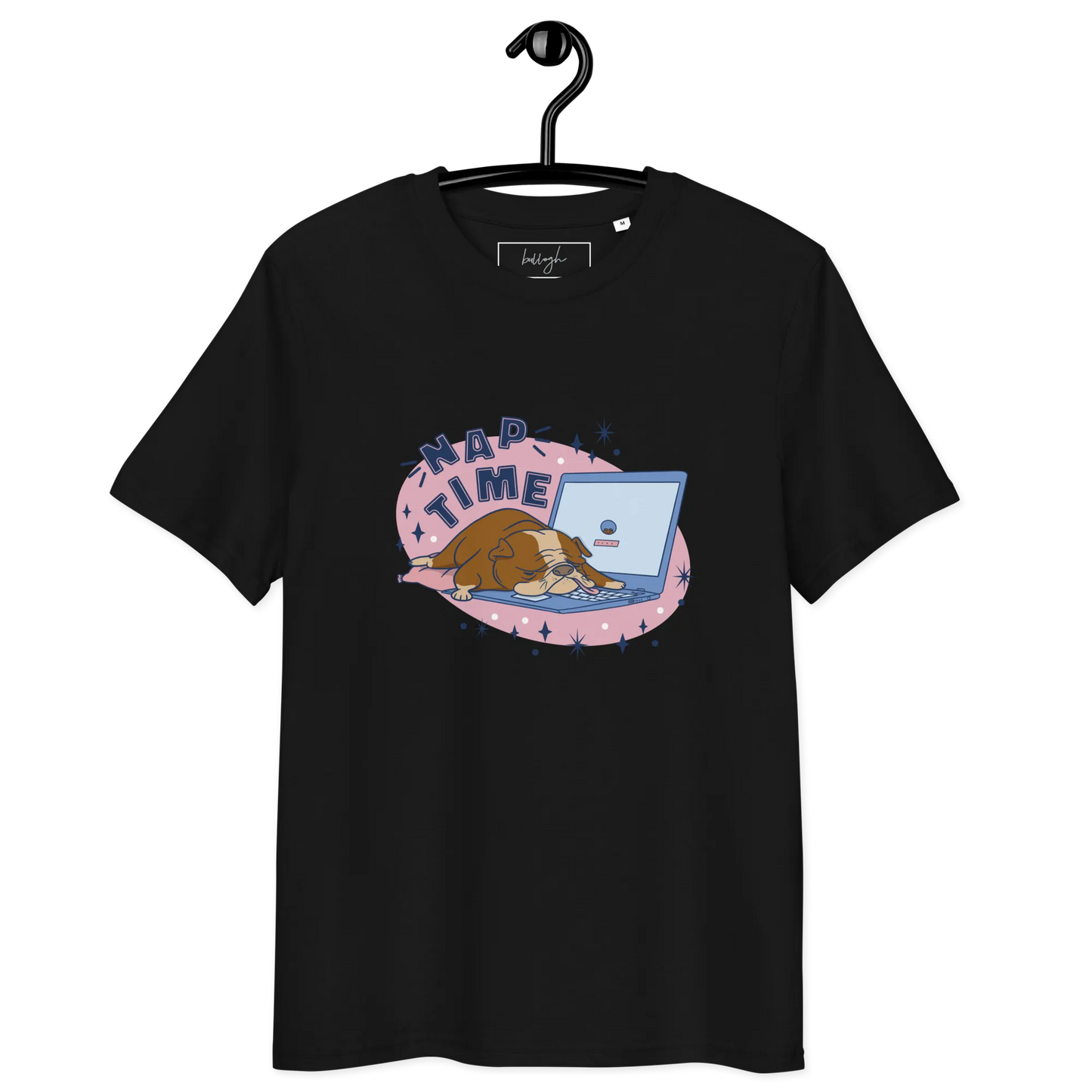 Cozy Bulldog – Nap Time Bio-Schlafshirt für Hundeliebhaber