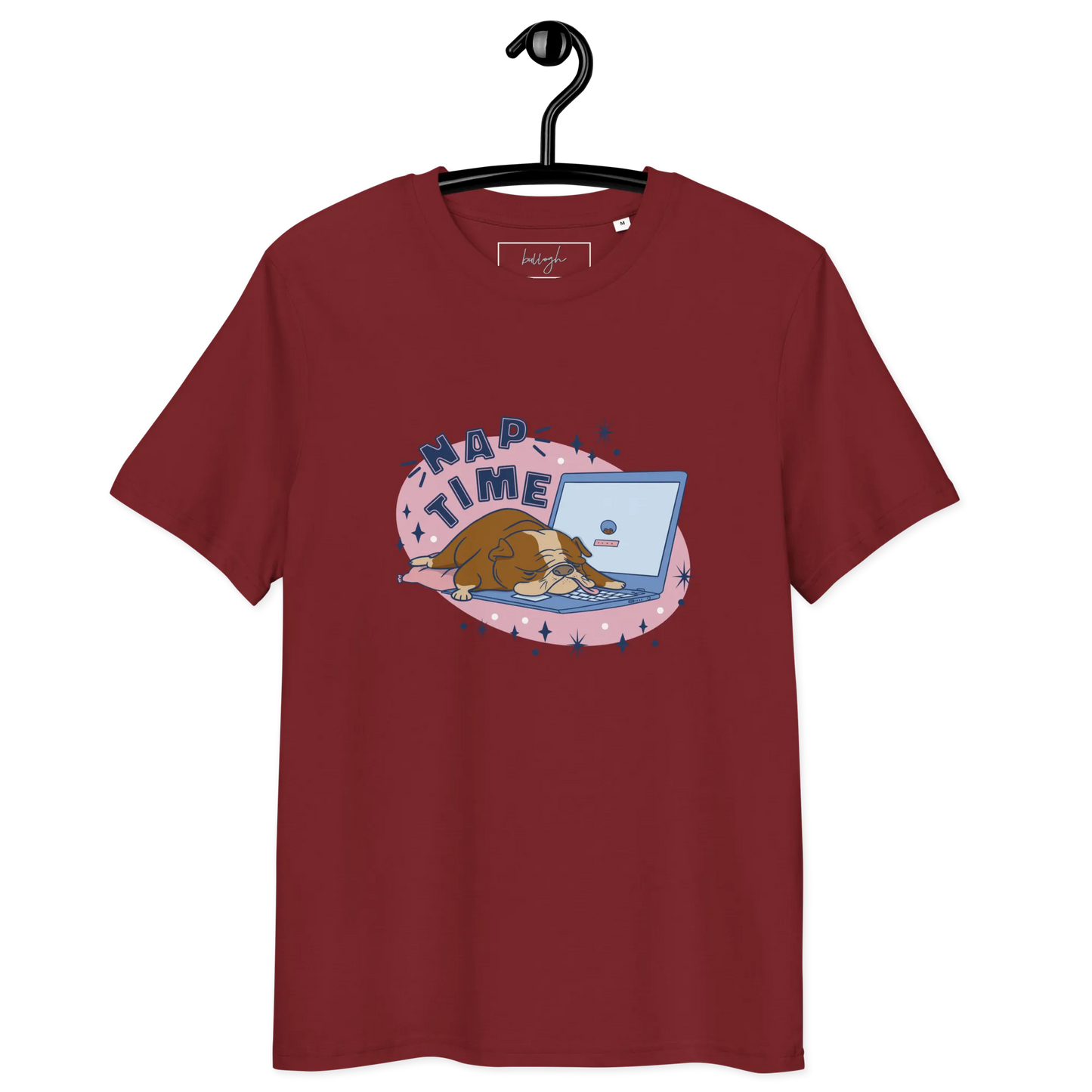 Cozy Bulldog – Nap Time Bio-Schlafshirt für Hundeliebhaber