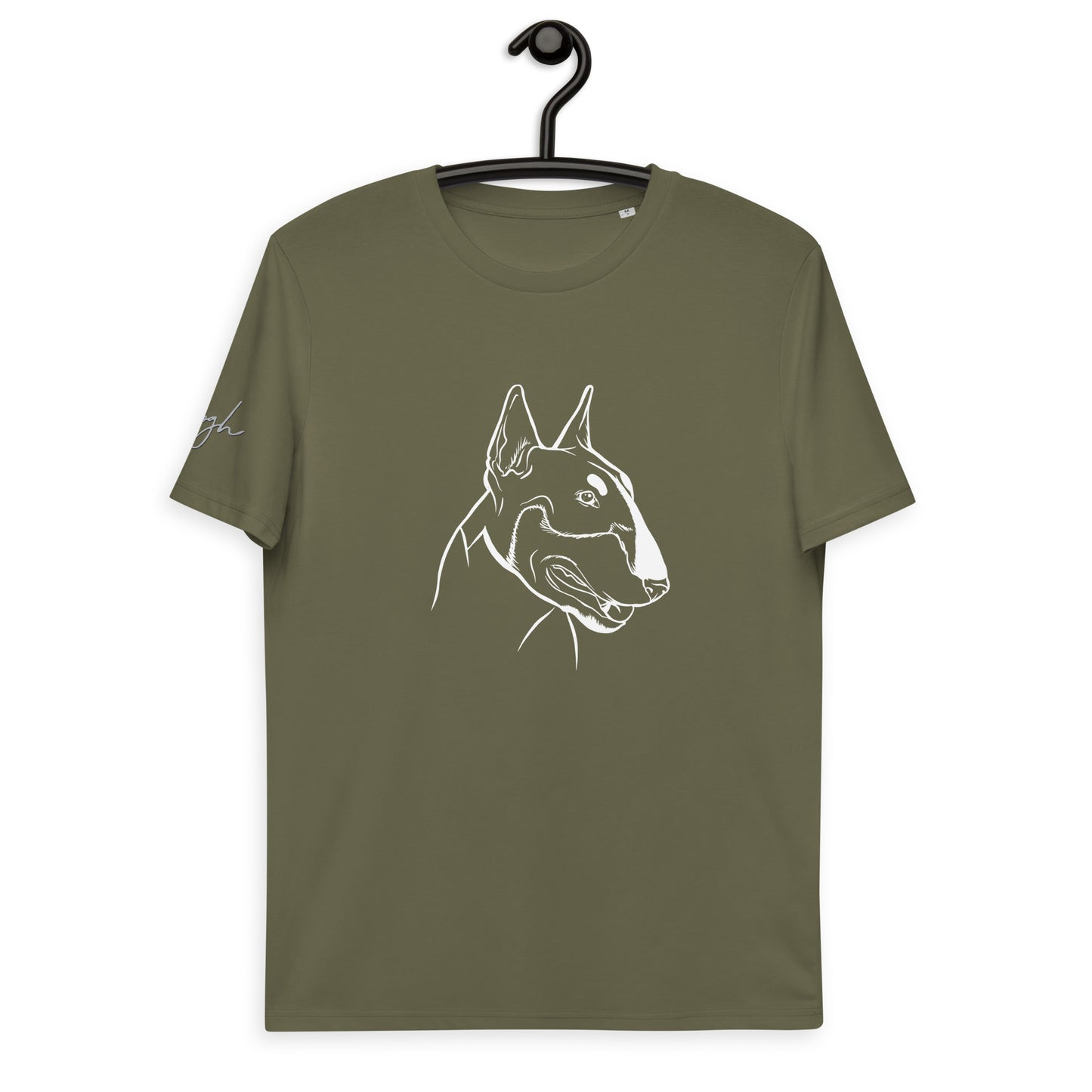 Bio Baumwoll T-Shirts Unisex mit Bull Terrier Motiv - Nachhaltige Mode für Bullterrier- und Pitbull-Fans