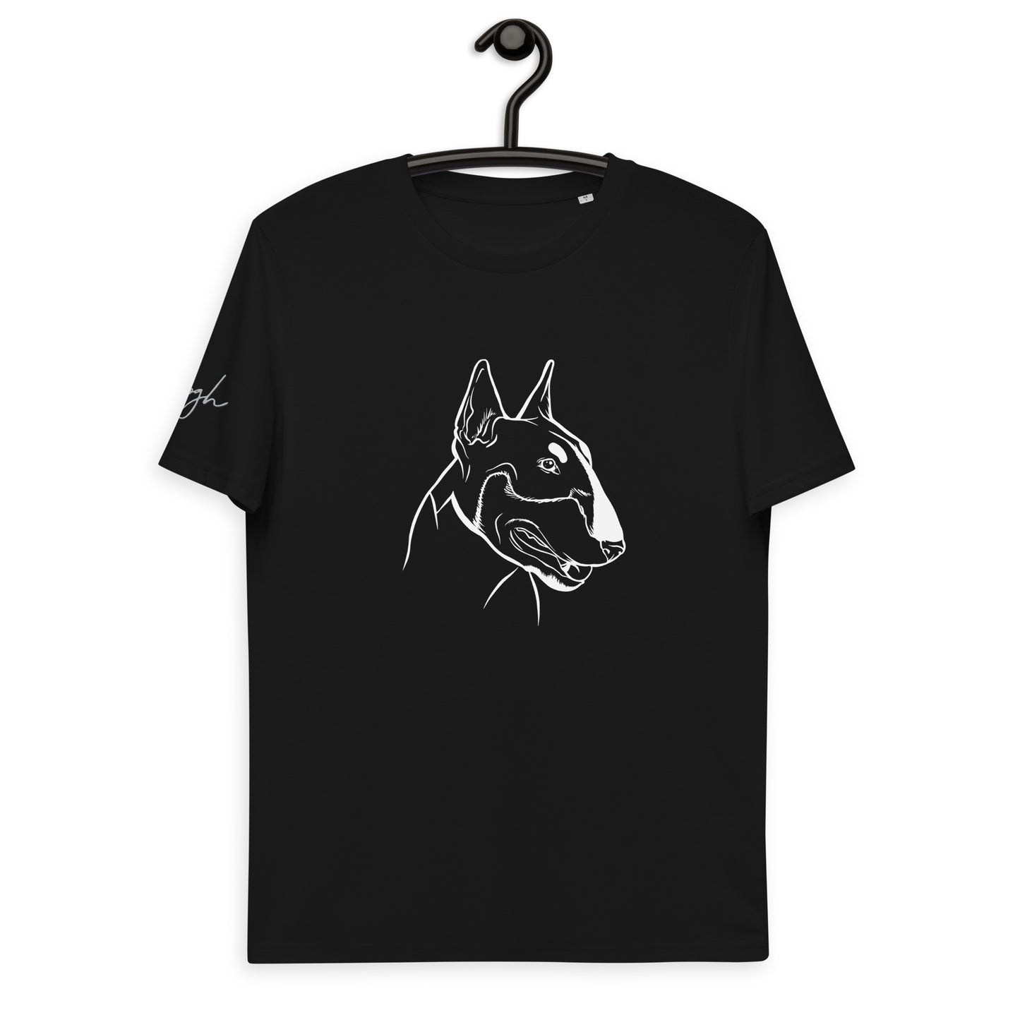 Bio Baumwoll T-Shirts Unisex mit Bull Terrier Motiv - Nachhaltige Mode für Bullterrier- und Pitbull-Fans