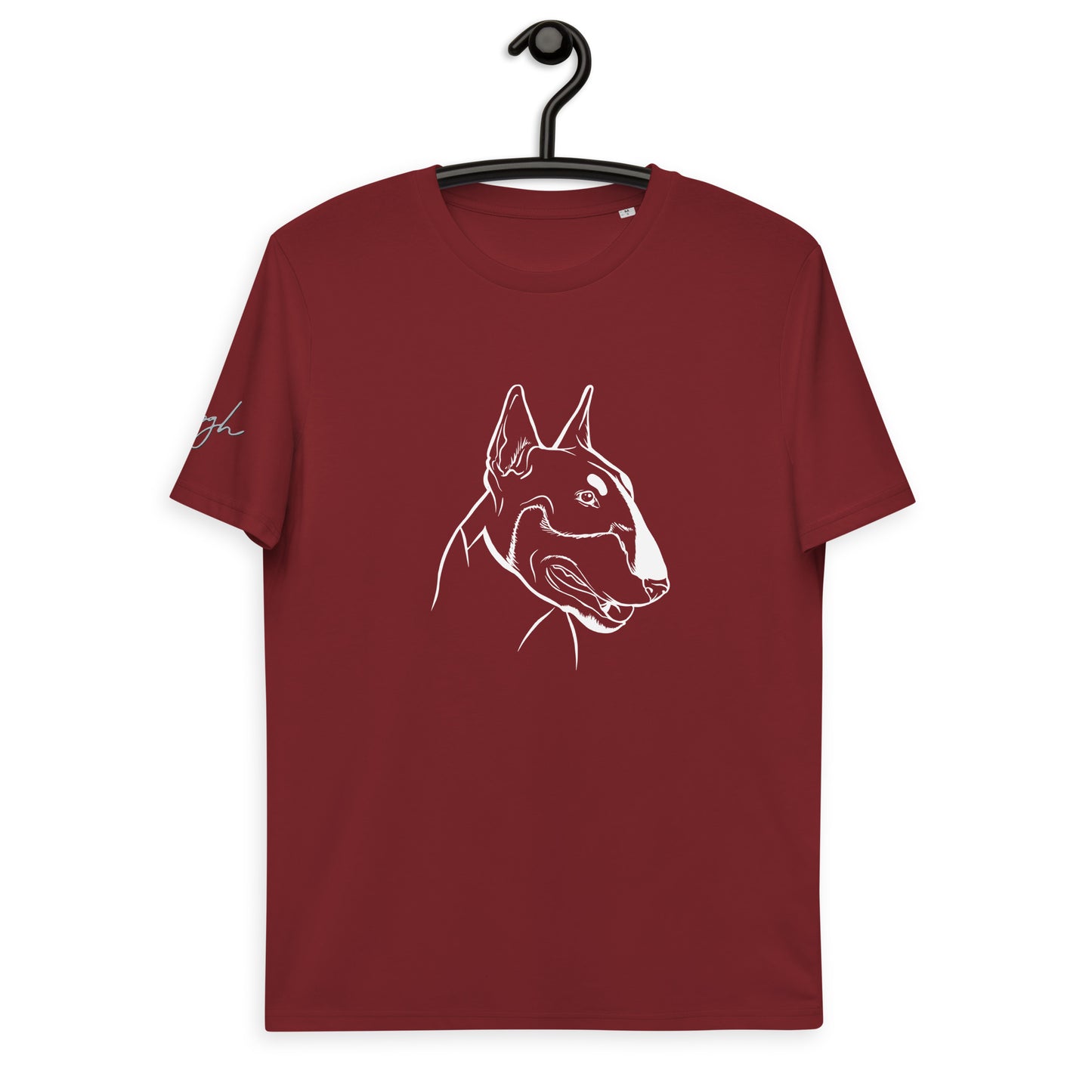 Bio Baumwoll T-Shirts Unisex mit Bull Terrier Motiv - Nachhaltige Mode für Bullterrier- und Pitbull-Fans