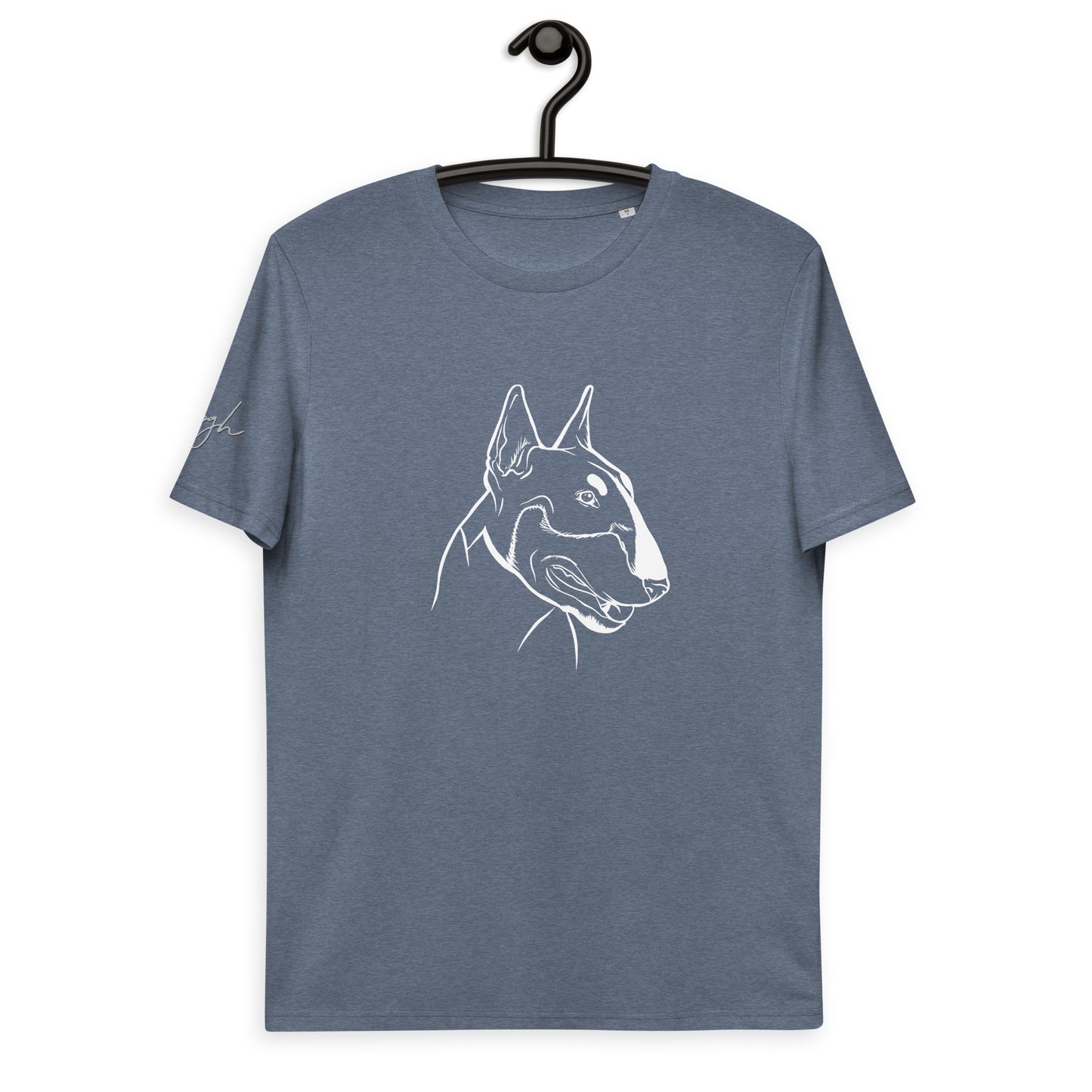 Bio Baumwoll T-Shirts Unisex mit Bull Terrier Motiv - Nachhaltige Mode für Bullterrier- und Pitbull-Fans