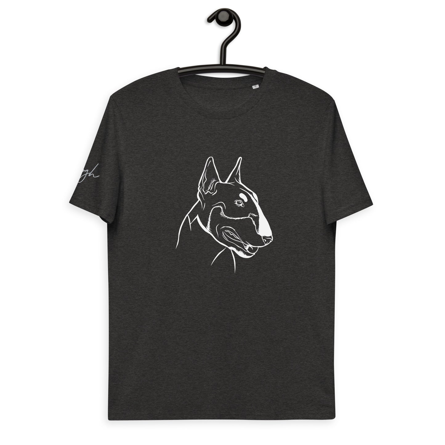 Bio Baumwoll T-Shirts Unisex mit Bull Terrier Motiv - Nachhaltige Mode für Bullterrier- und Pitbull-Fans