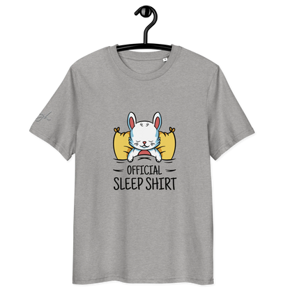 Gemütliches Bio-Baumwolle Schlafshirt mit Hasen Design – Offizielles T-Shirt für Entspannte Nächte