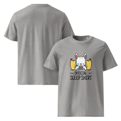 Gemütliches Bio-Baumwolle Schlafshirt mit Hasen Design – Offizielles T-Shirt für Entspannte Nächte