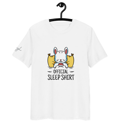 Gemütliches Bio-Baumwolle Schlafshirt mit Hasen Design – Offizielles T-Shirt für Entspannte Nächte