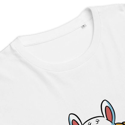 Gemütliches Bio-Baumwolle Schlafshirt mit Hasen Design – Offizielles T-Shirt für Entspannte Nächte