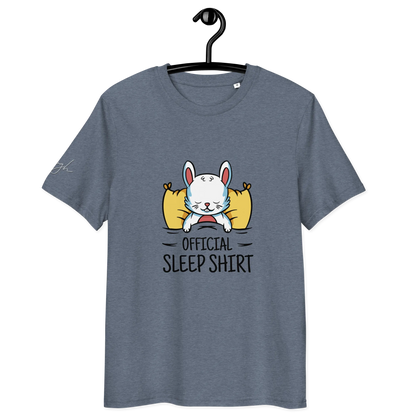 Gemütliches Bio-Baumwolle Schlafshirt mit Hasen Design – Offizielles T-Shirt für Entspannte Nächte