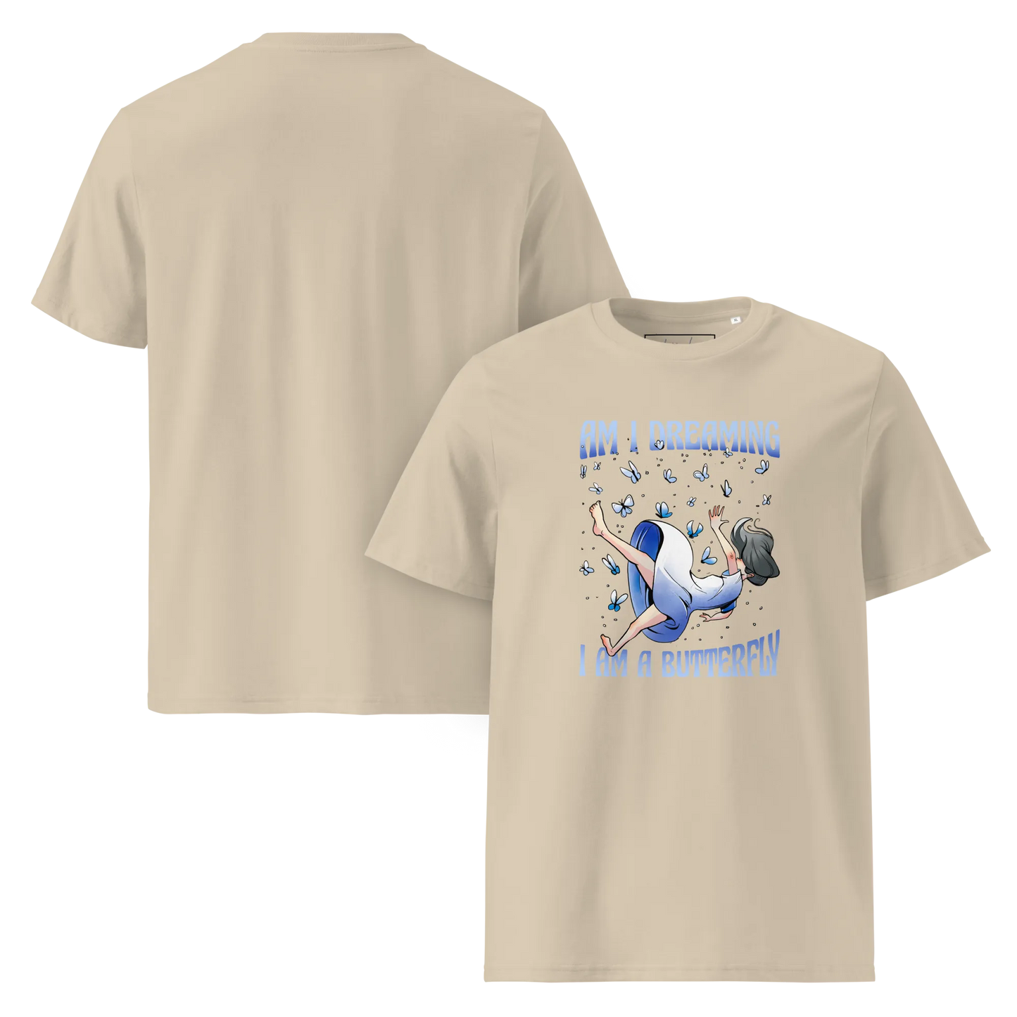 Butterfly Dreams – Bio-Schlafshirt mit Schmetterling-Design