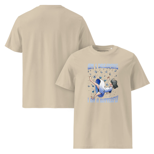 Butterfly Dreams – Bio-Schlafshirt mit Schmetterling-Design