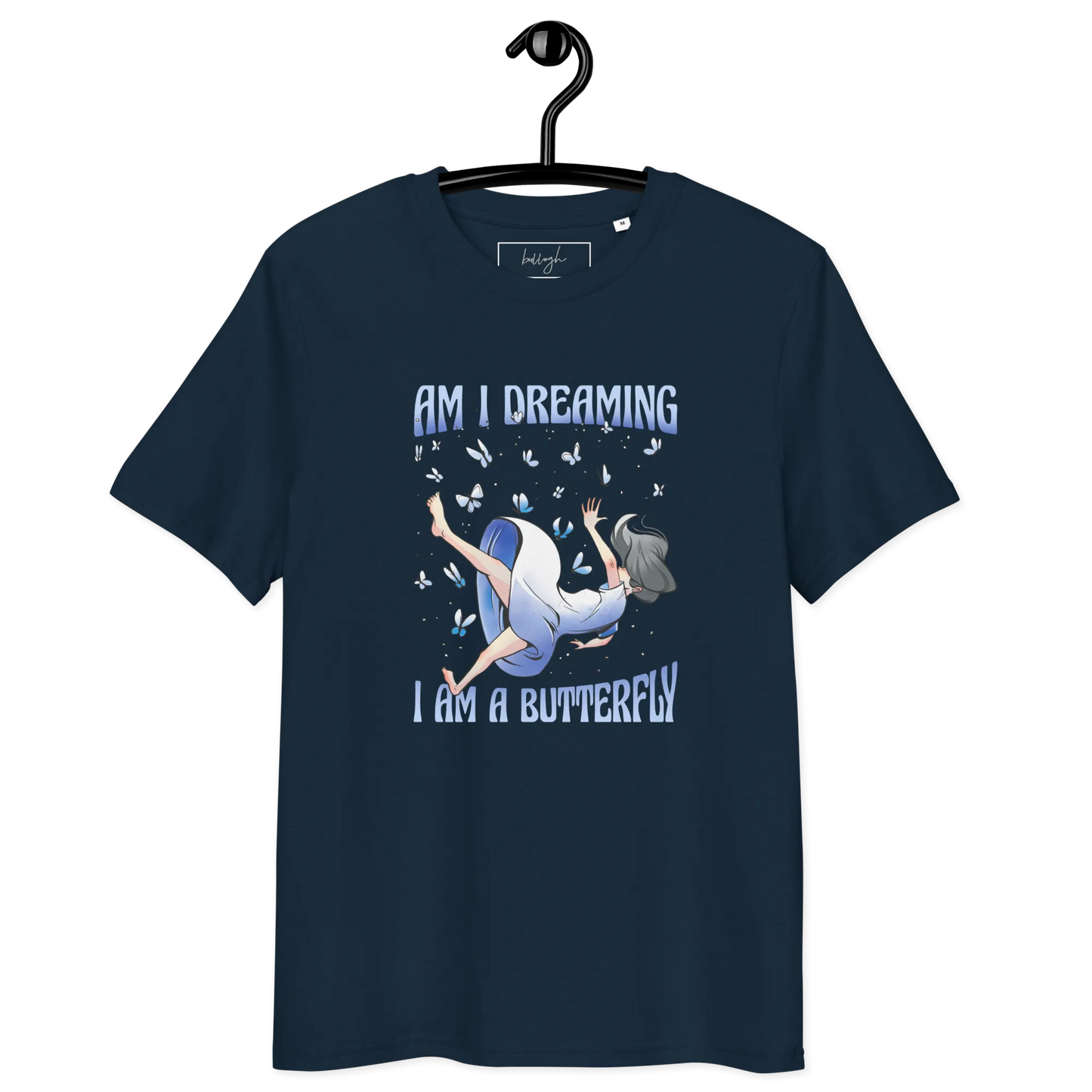 Butterfly Dreams – Bio-Schlafshirt mit Schmetterling-Design