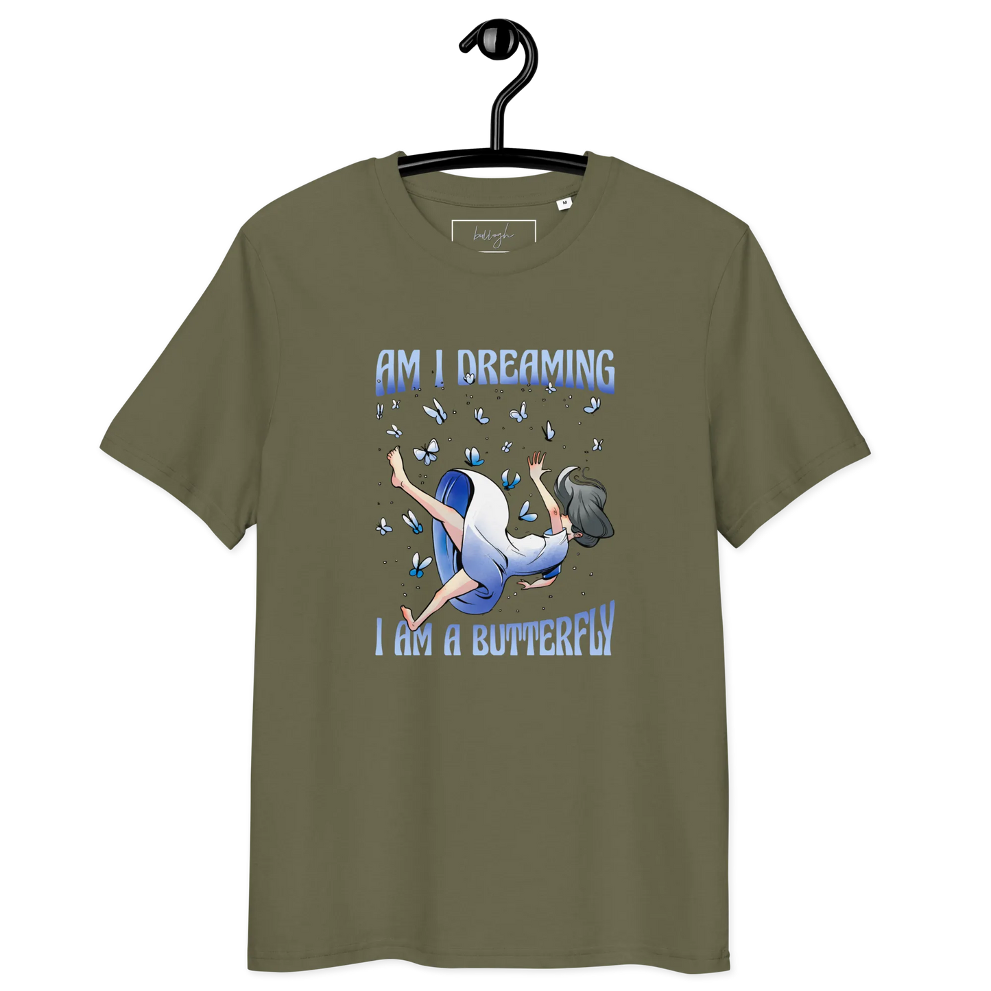 Butterfly Dreams – Bio-Schlafshirt mit Schmetterling-Design
