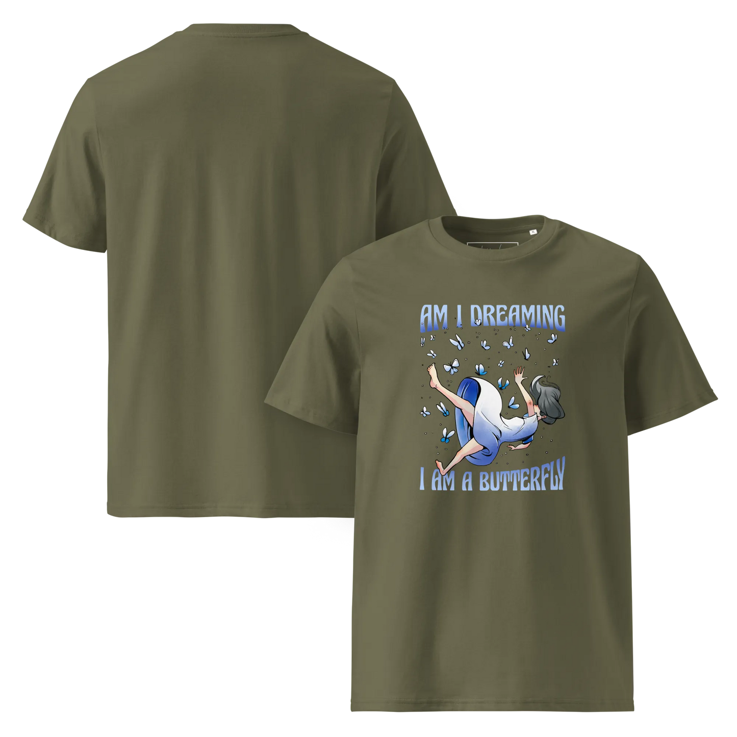 Butterfly Dreams – Bio-Schlafshirt mit Schmetterling-Design