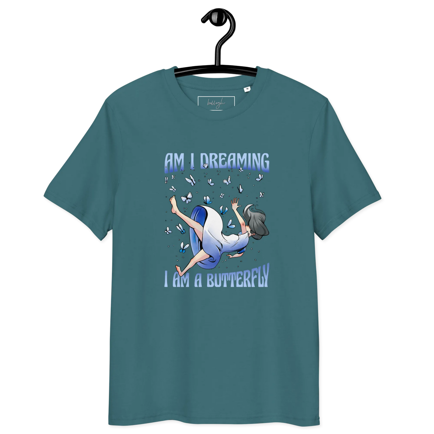 Butterfly Dreams – Bio-Schlafshirt mit Schmetterling-Design