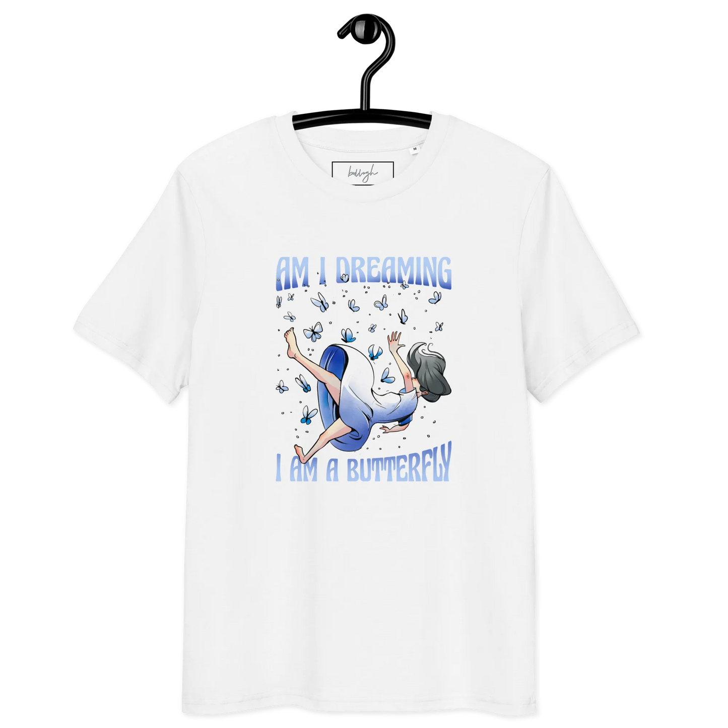 Butterfly Dreams – Bio-Schlafshirt mit Schmetterling-Design
