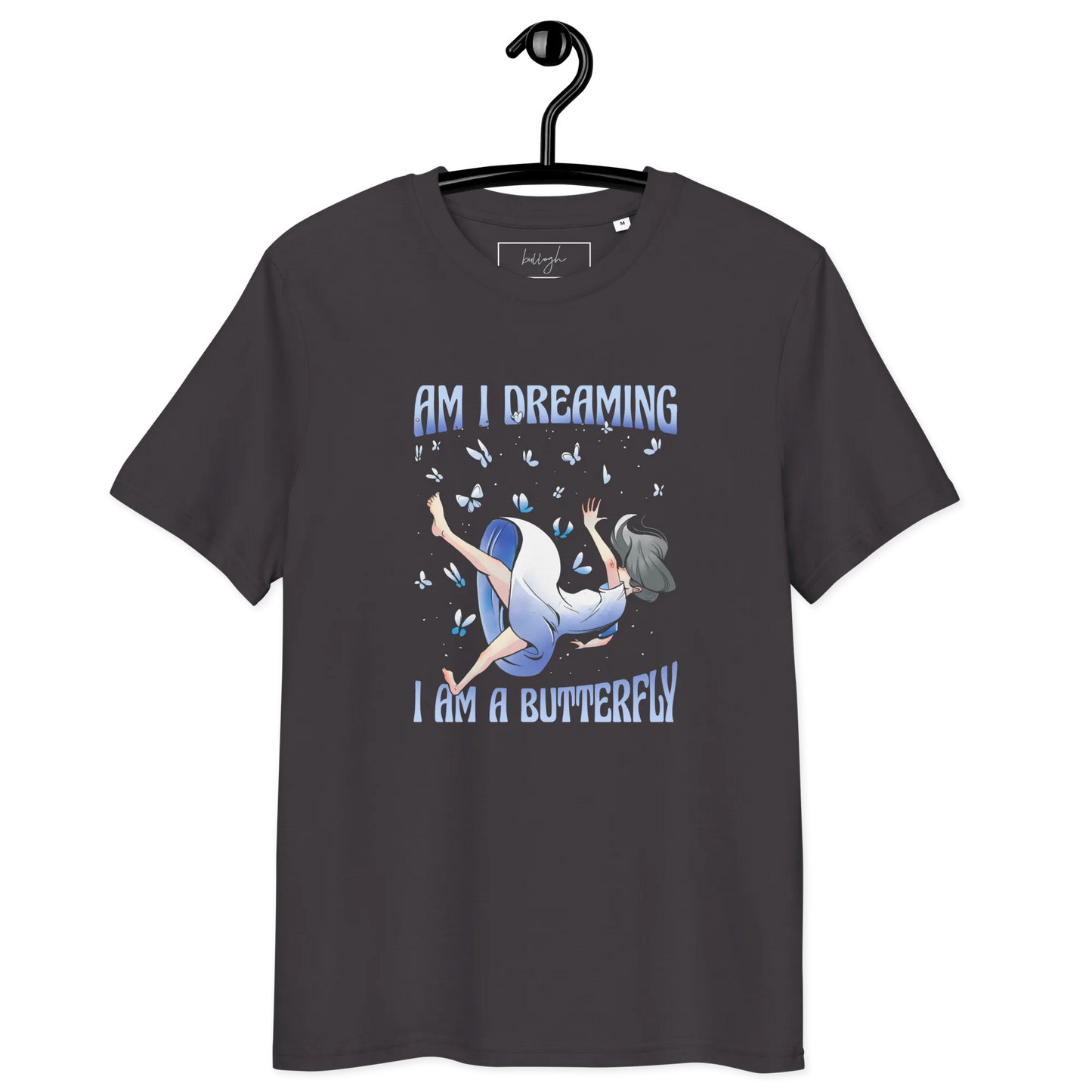 Butterfly Dreams – Bio-Schlafshirt mit Schmetterling-Design