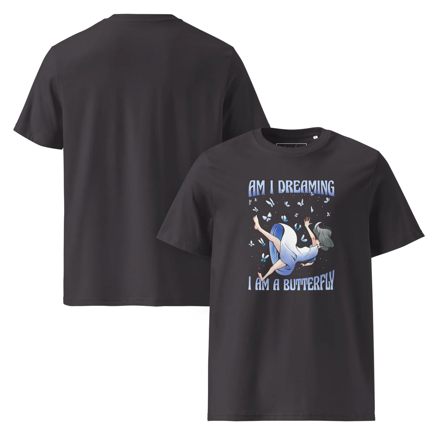 Butterfly Dreams – Bio-Schlafshirt mit Schmetterling-Design