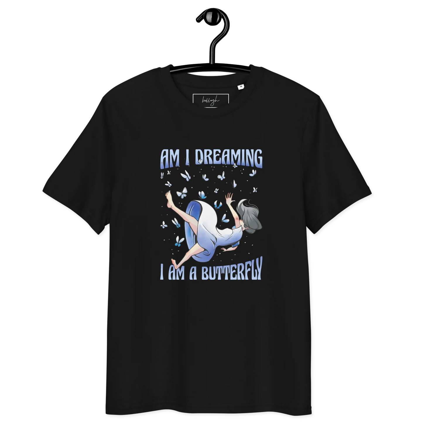 Butterfly Dreams – Bio-Schlafshirt mit Schmetterling-Design