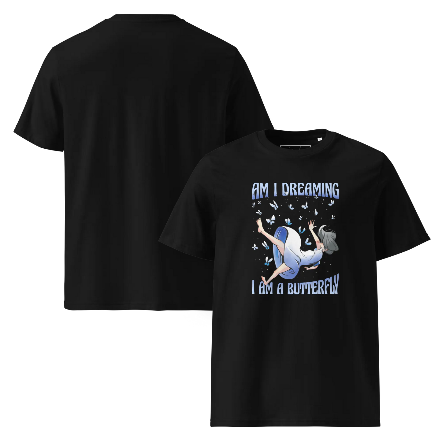 Butterfly Dreams – Bio-Schlafshirt mit Schmetterling-Design