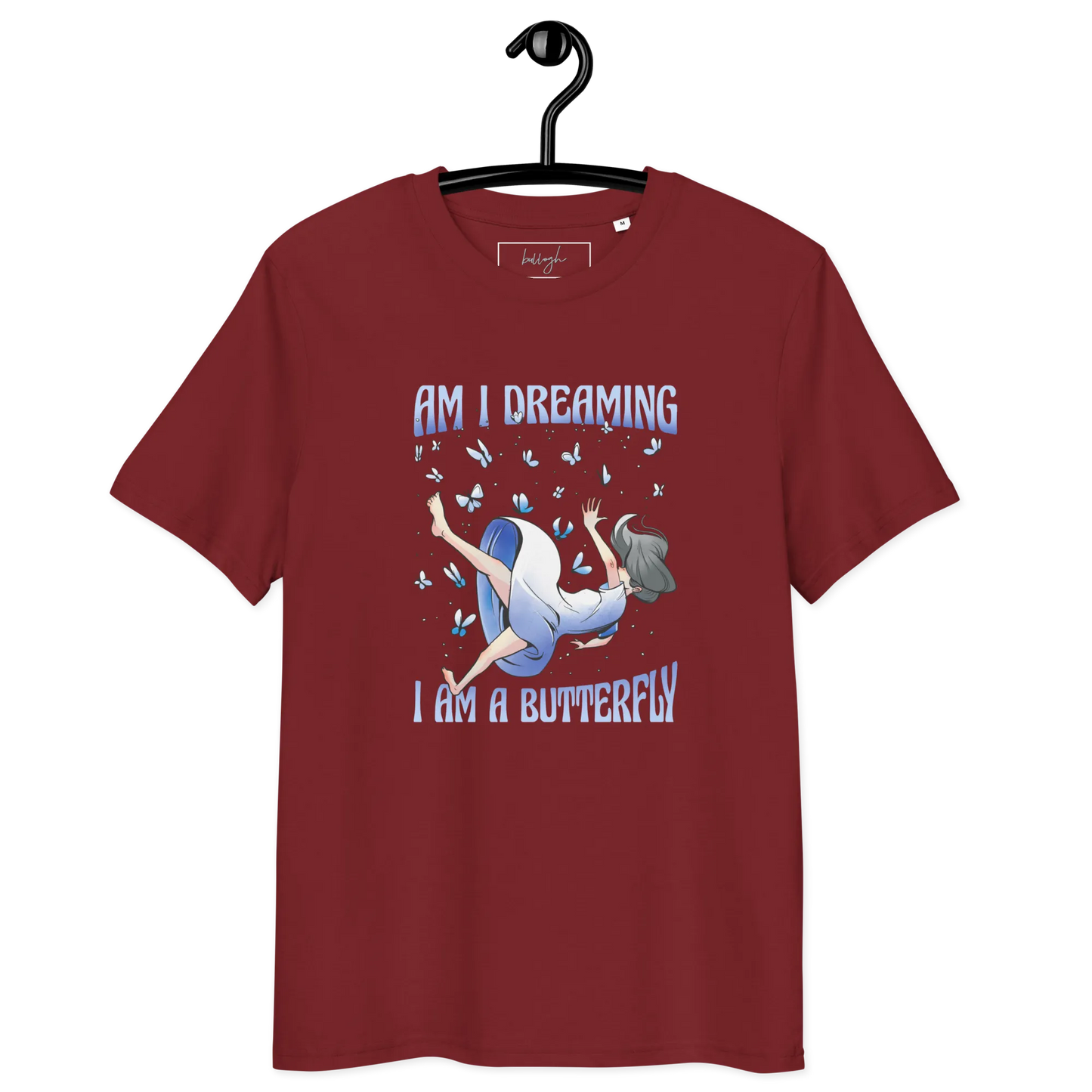 Butterfly Dreams – Bio-Schlafshirt mit Schmetterling-Design
