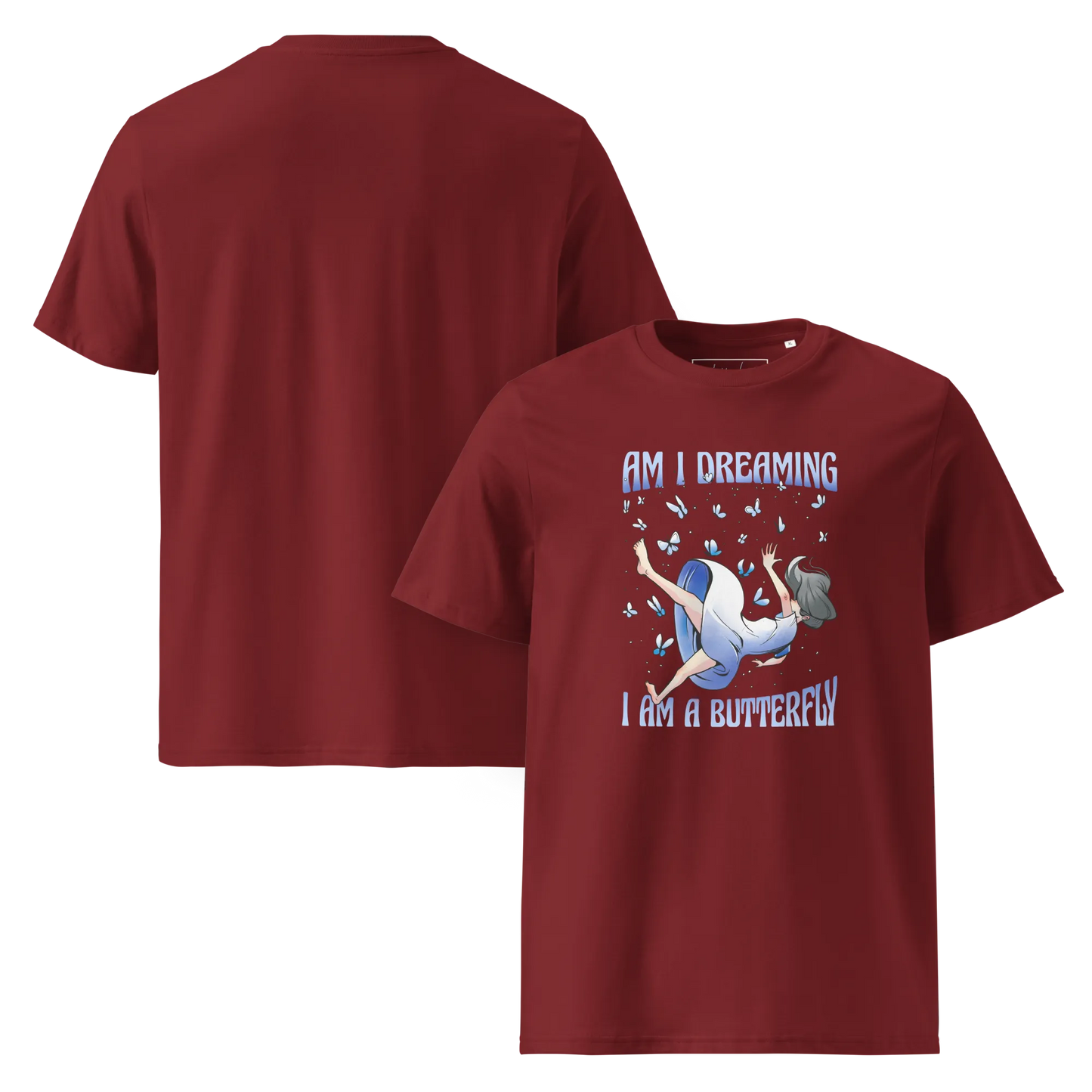 Butterfly Dreams – Bio-Schlafshirt mit Schmetterling-Design