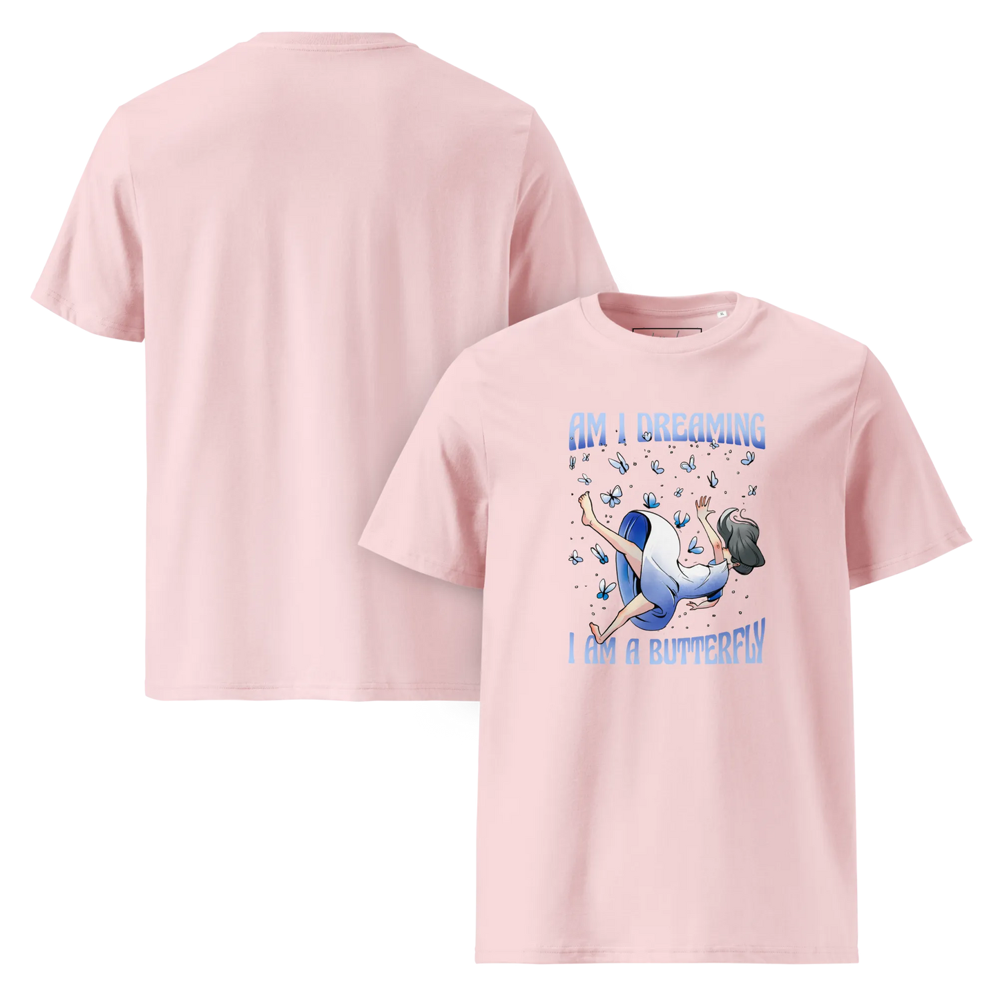 Butterfly Dreams – Bio-Schlafshirt mit Schmetterling-Design