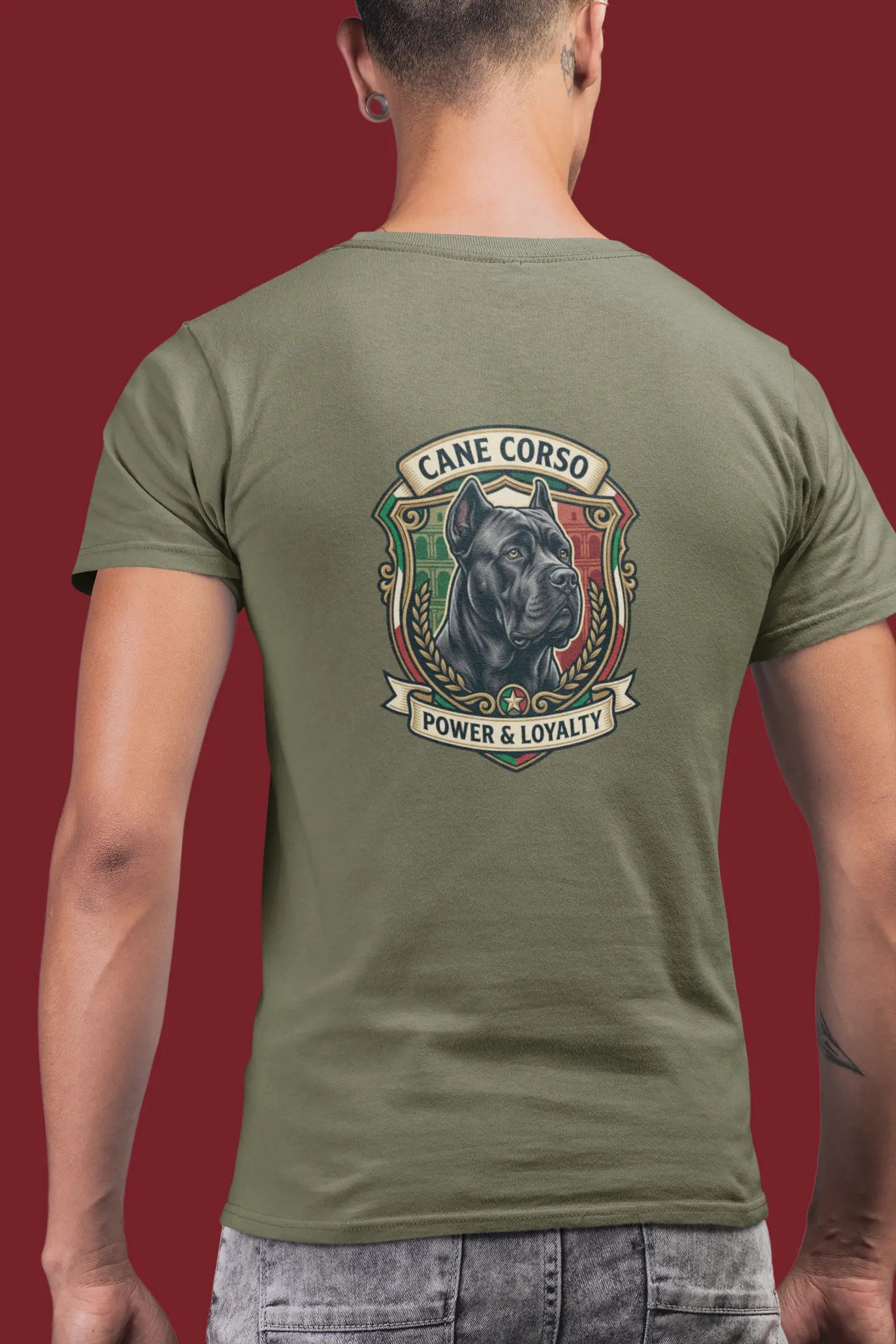 Cane Corso Dog Badge – Bio-T-Shirt | bullogh