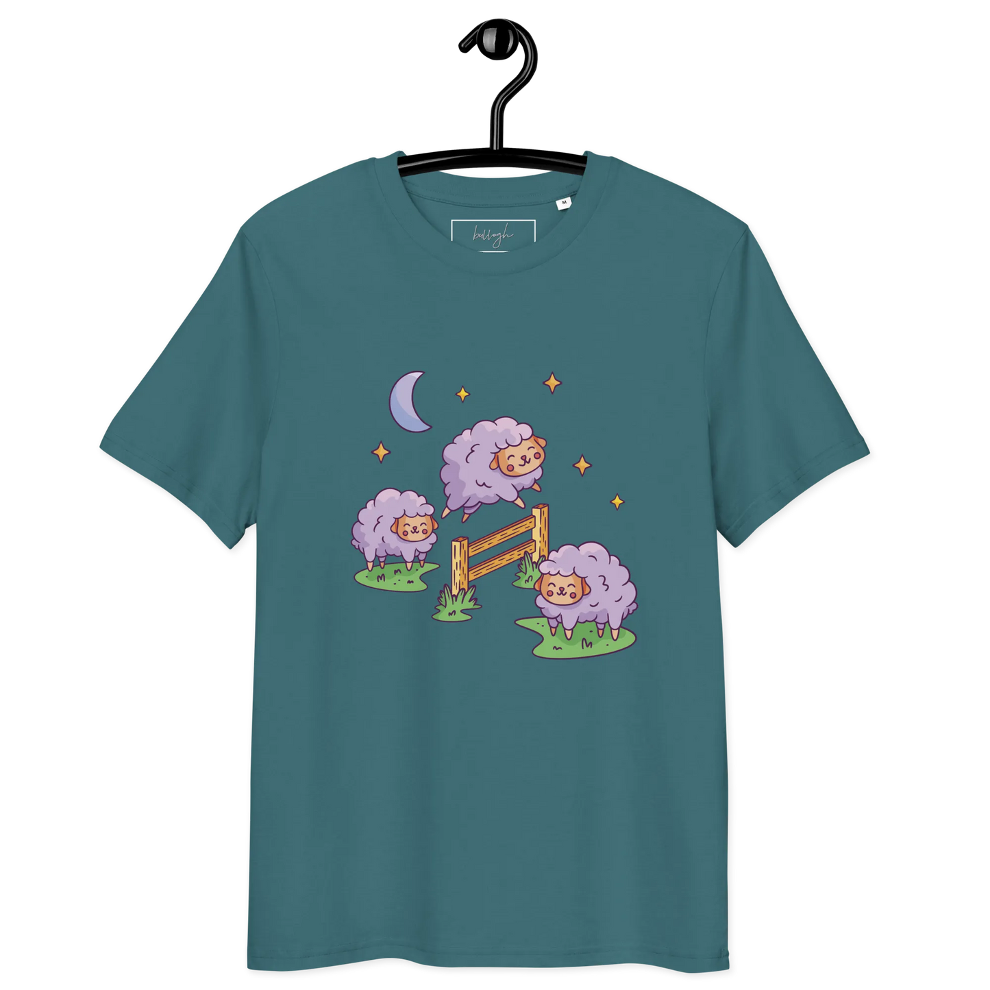 Counting Sheep – Lustiges Bio-Schlafshirt aus Bio-Baumwolle