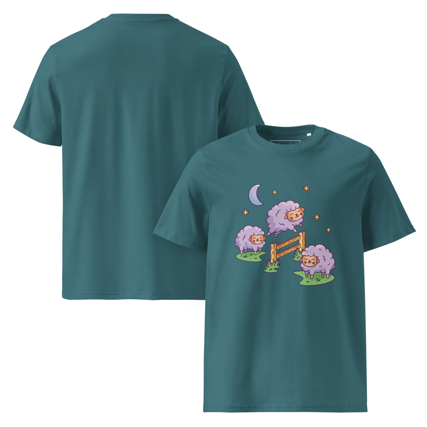 Counting Sheep – Lustiges Bio-Schlafshirt aus Bio-Baumwolle