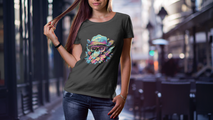 🎨 Cropped Face Shirt – Nachhaltige Kunst für dein Outfit