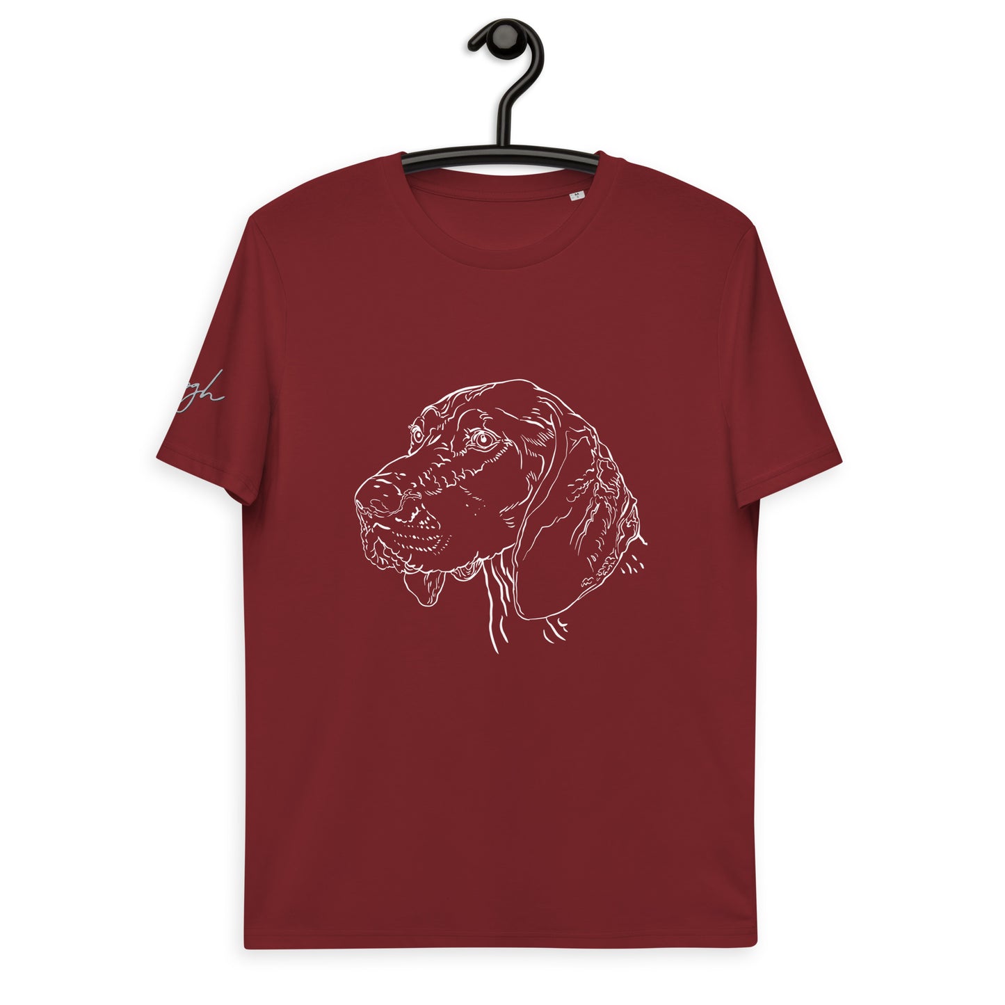 Bio Baumwoll T-Shirt mit Deutsch Kurzhaar Motiv, Nachhaltige Mode für Hunde Fans